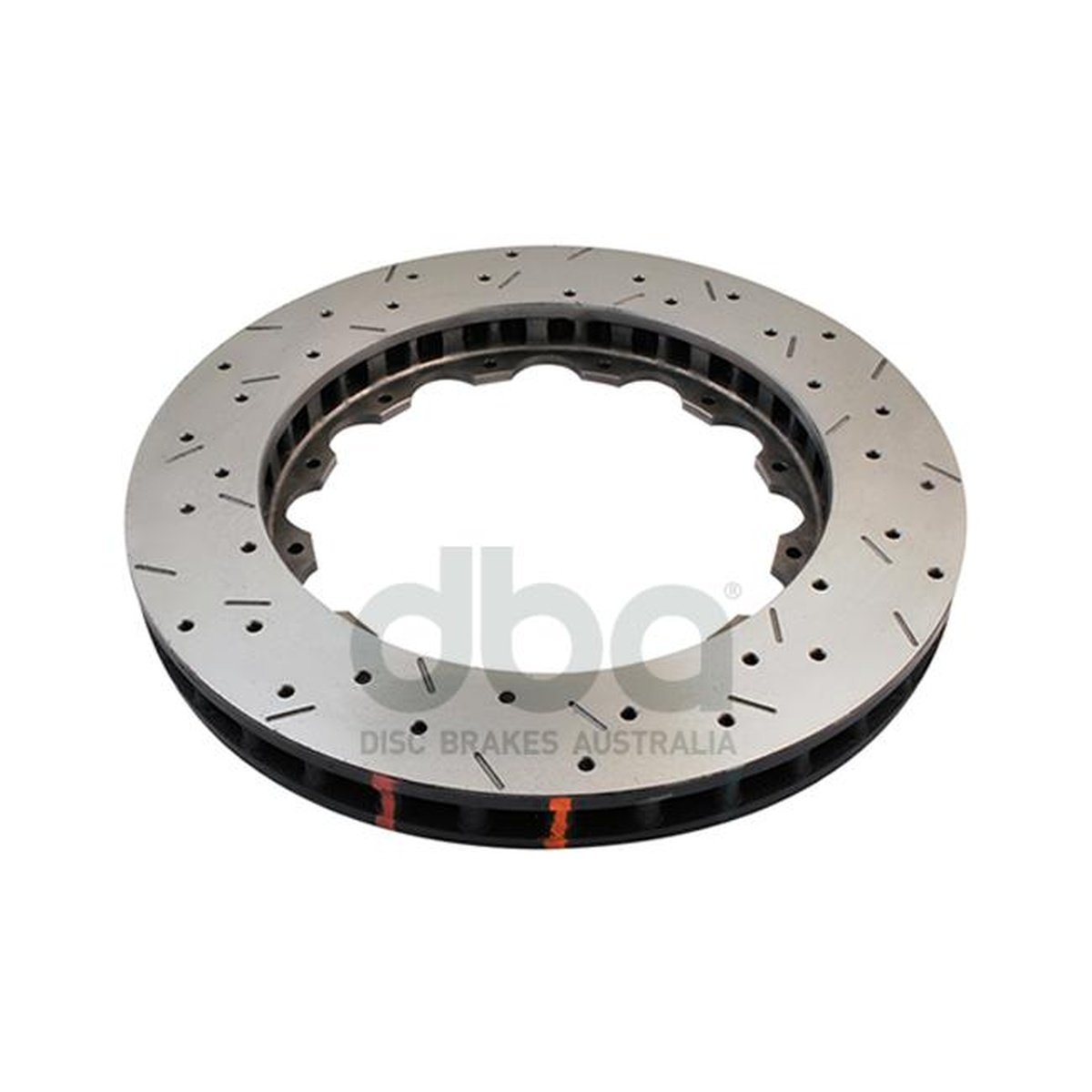 DBA HD 5000 Drilled Slotted Replacement Brake Rotor Pair 350mm Front DBA52018.1XS