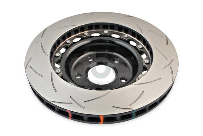 DBA T3 5000 Slotted 2Pc Brake Rotor Pair 350mm Front DBA52018BLKS