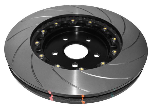 DBA T3 5000 Slotted 2Pc Brake Rotor 367mm Front LH DBA52066BLKCSL