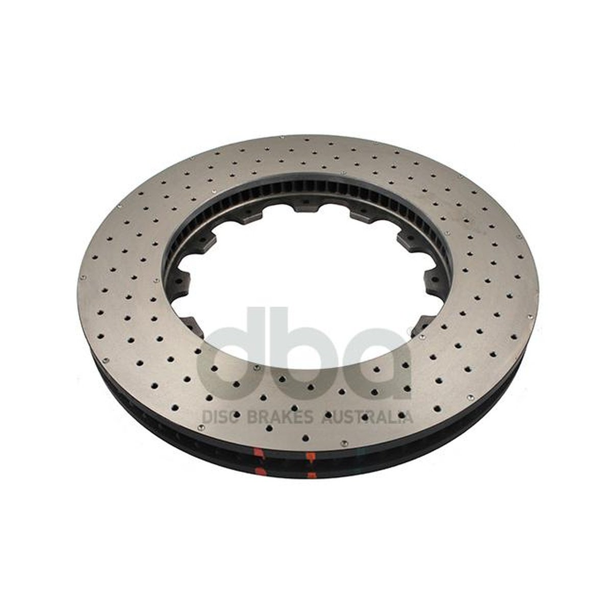 DBA T3 5000 Drilled Dimpled Replacement Brake Rotor 390mm RH DBA52068.1RXD