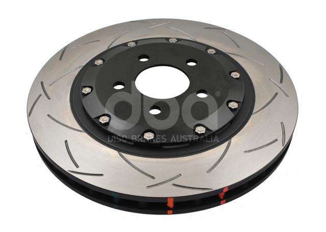 DBA T3 5000 Slotted 2Pc Brake Rotor Single 355mm DBA52075BLKS
