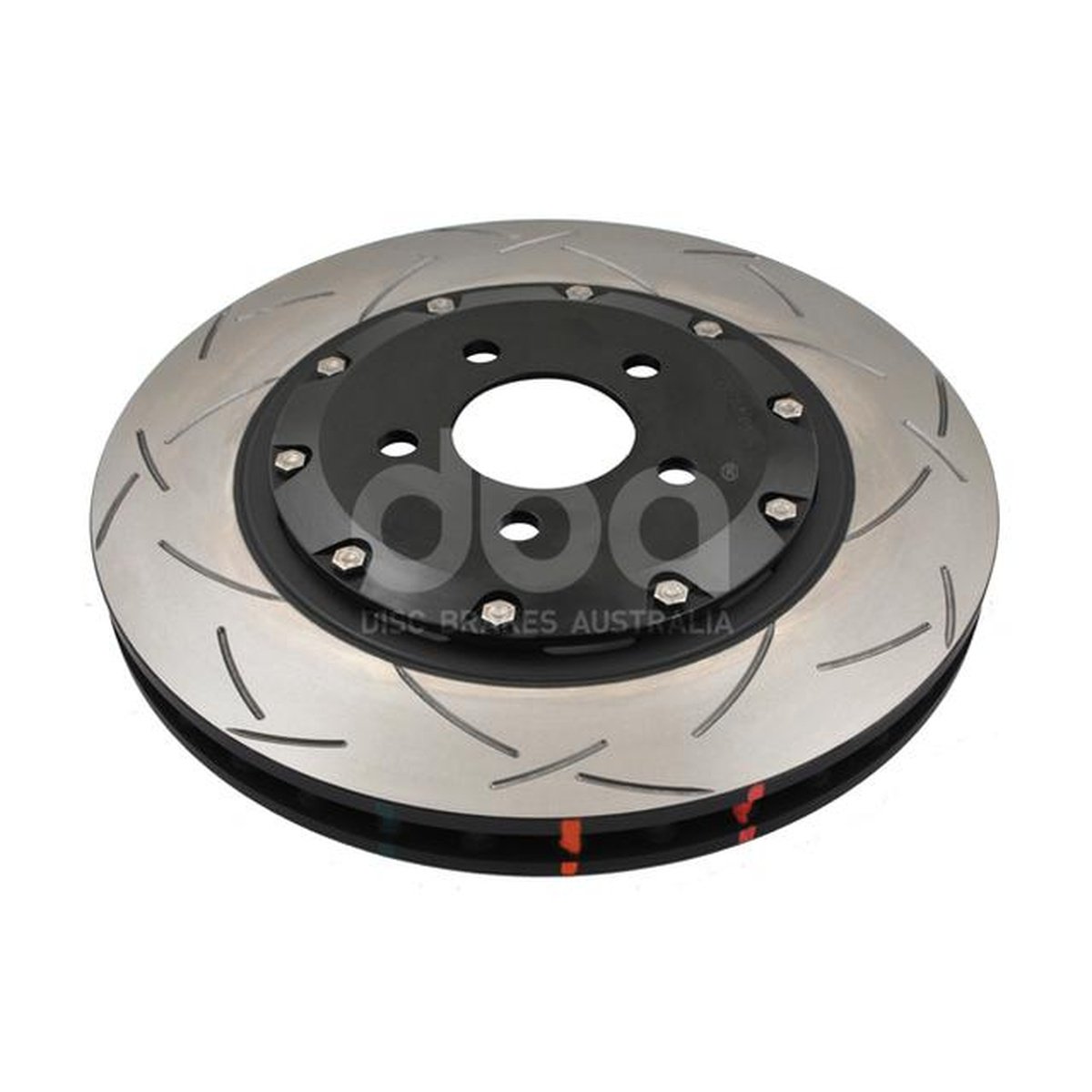 DBA T3 5000 Slotted 2Pc Brake Rotor Pair 355mm DBA52075BLKS