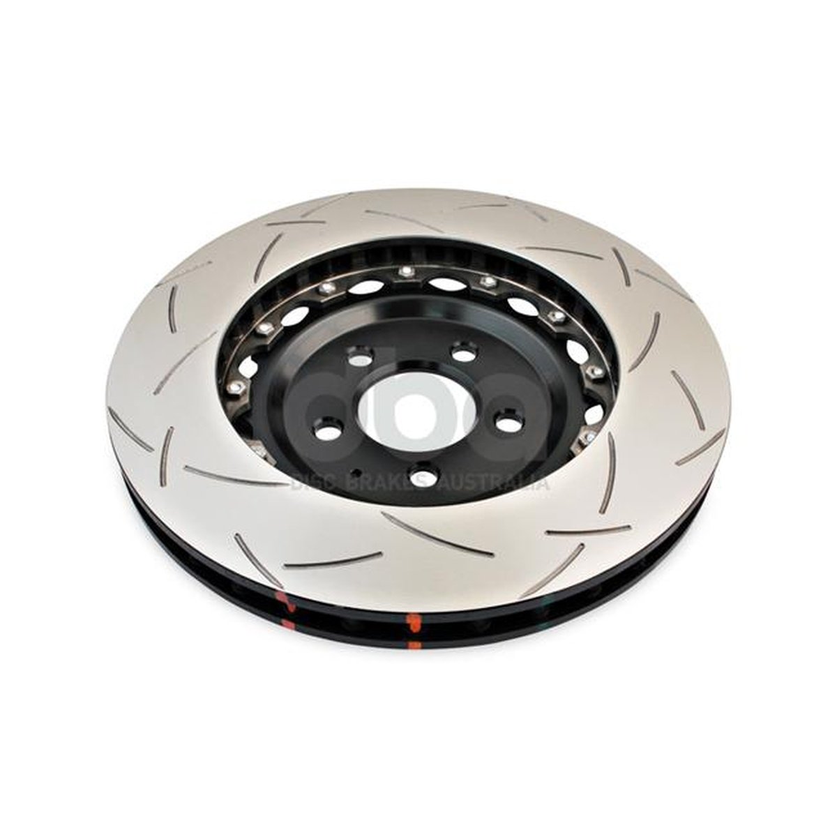 DBA T3 5000 Slotted 2Pc Brake Rotor Pair 355mm Front DBA52102BLKS
