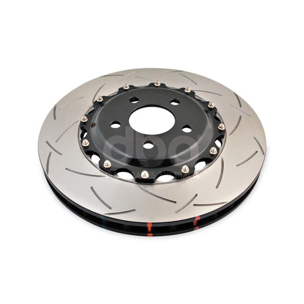 DBA T3 5000 Slotted 2Pc Brake Rotor Pair 355mm Front DBA52102BLKS