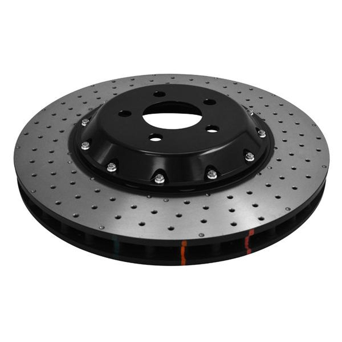 DBA T3 5000 Slotted 2Pc Brake Rotor Pair 380mm Front DBA52166BLKXD