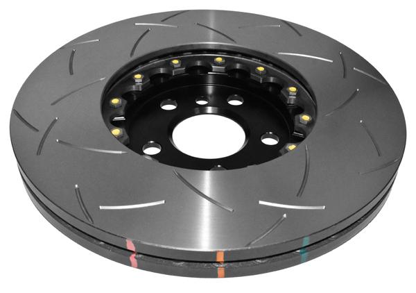 DBA T3 5000 Slotted 2Pc Brake Rotor Single 335mm Front DBA52288BLKS
