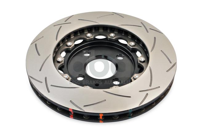 DBA T3 5000 Slotted 2Pc Brake Rotor Pair 288mm Rear DBA52355BLKS