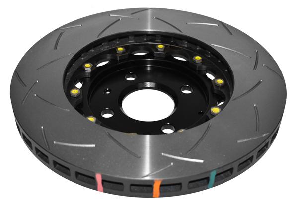 DBA T3 5000 Slotted 2Pc Brake Rotor Single 296mm Rear DBA52358BLKS