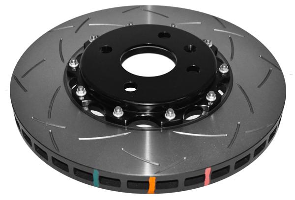 DBA T3 5000 Slotted 2Pc Brake Rotor Single 296mm Rear DBA52358BLKS