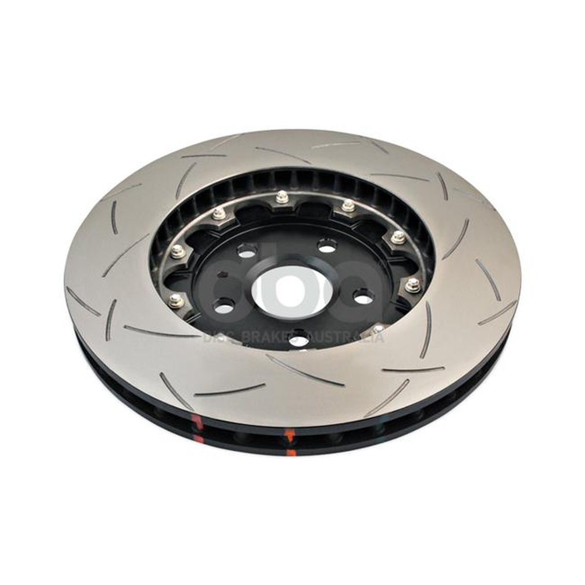 DBA T3 5000 Slotted 2Pc Brake Rotor Pair 355mm Front DBA52604BLKS