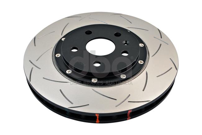 DBA T3 5000 Slotted 2Pc Brake Rotor Single 355mm Front DBA52604BLKS
