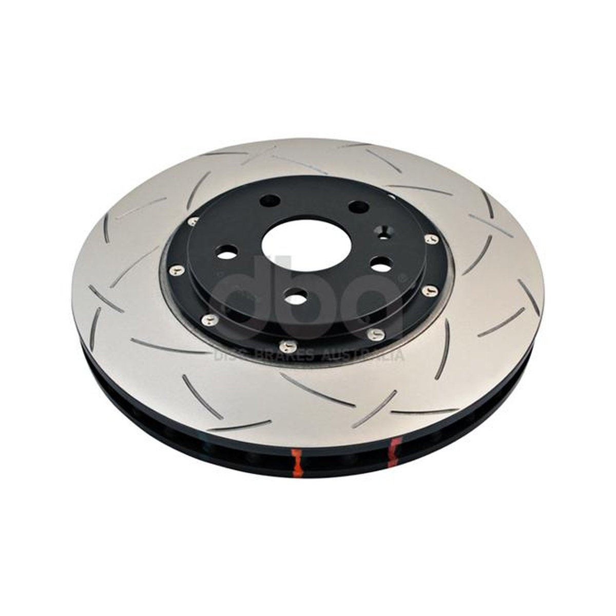 DBA T3 5000 Slotted 2Pc Brake Rotor Pair 355mm Front DBA52604BLKS