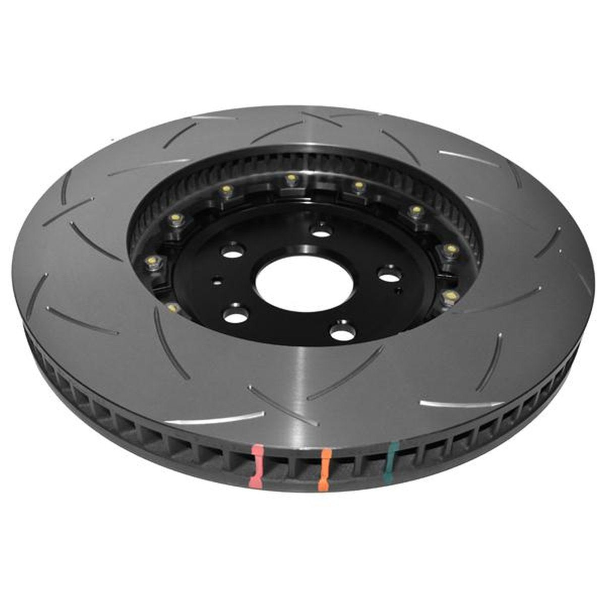 DBA T3 5000 Slotted 2Pc Brake Rotor 370mm Front RH DBA52608BLKRS