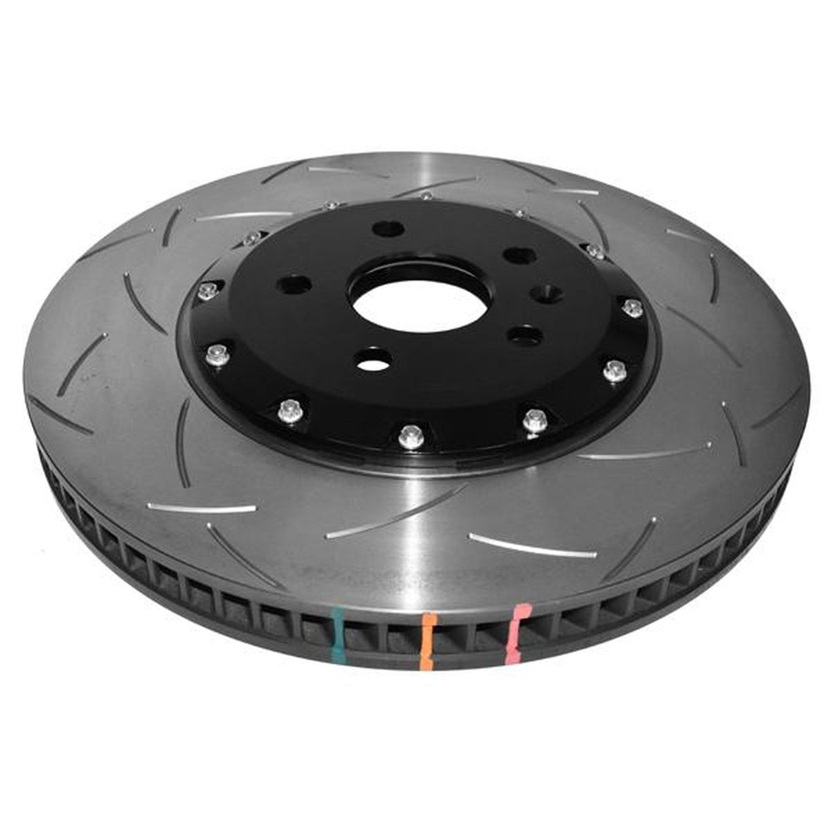 DBA T3 5000 Slotted 2Pc Brake Rotor 370mm Front RH DBA52608BLKRS