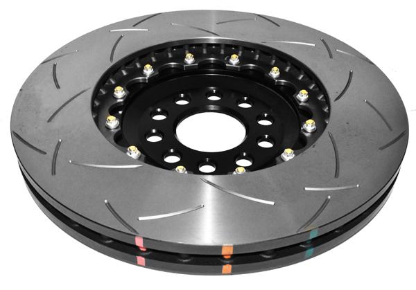 DBA T3 5000 Slotted 2Pc Brake Rotor Pair 360mm Front DBA52804BLKS