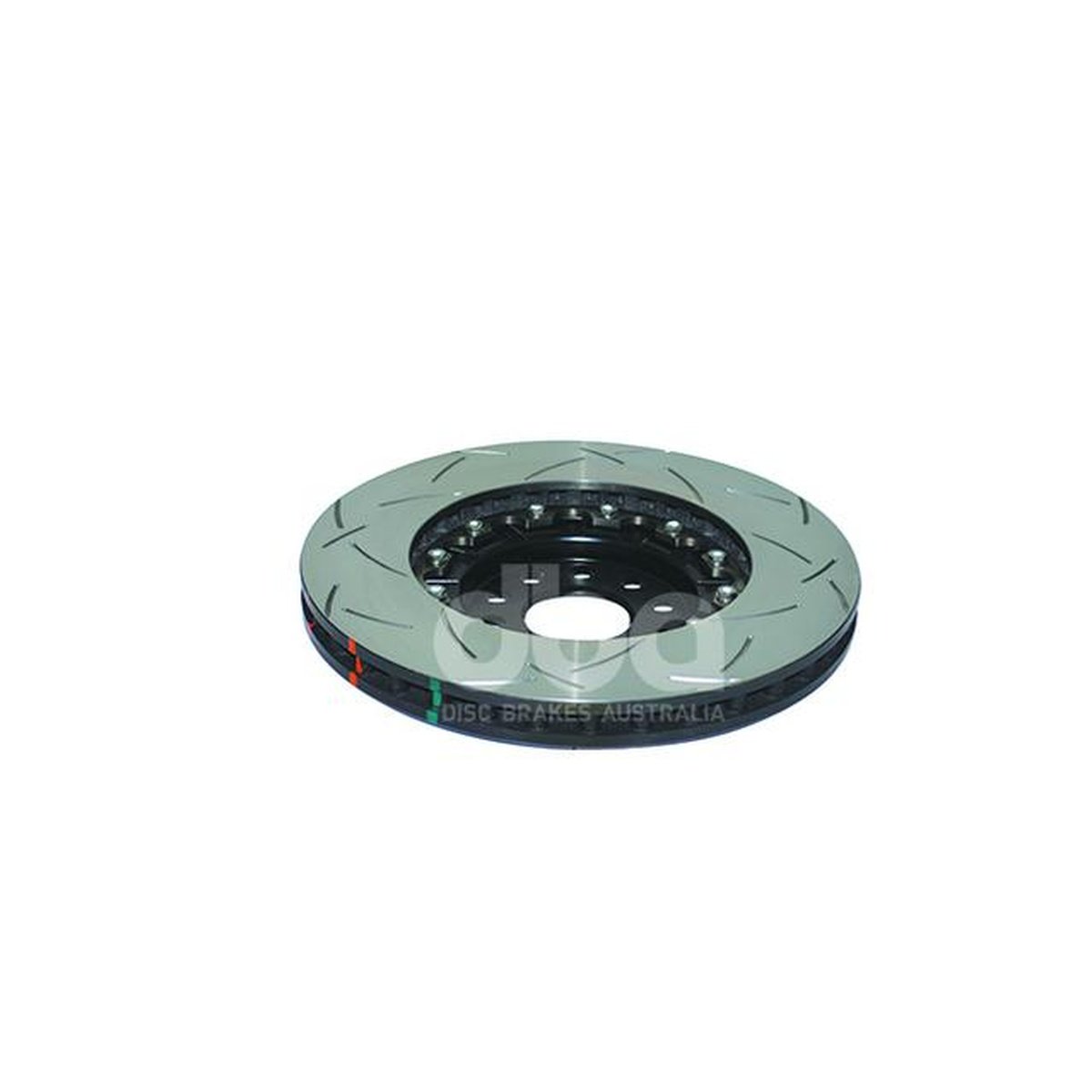 DBA T3 5000 Slotted 2Pc Brake Rotor Pair 345mm Front DBA52808BLKS