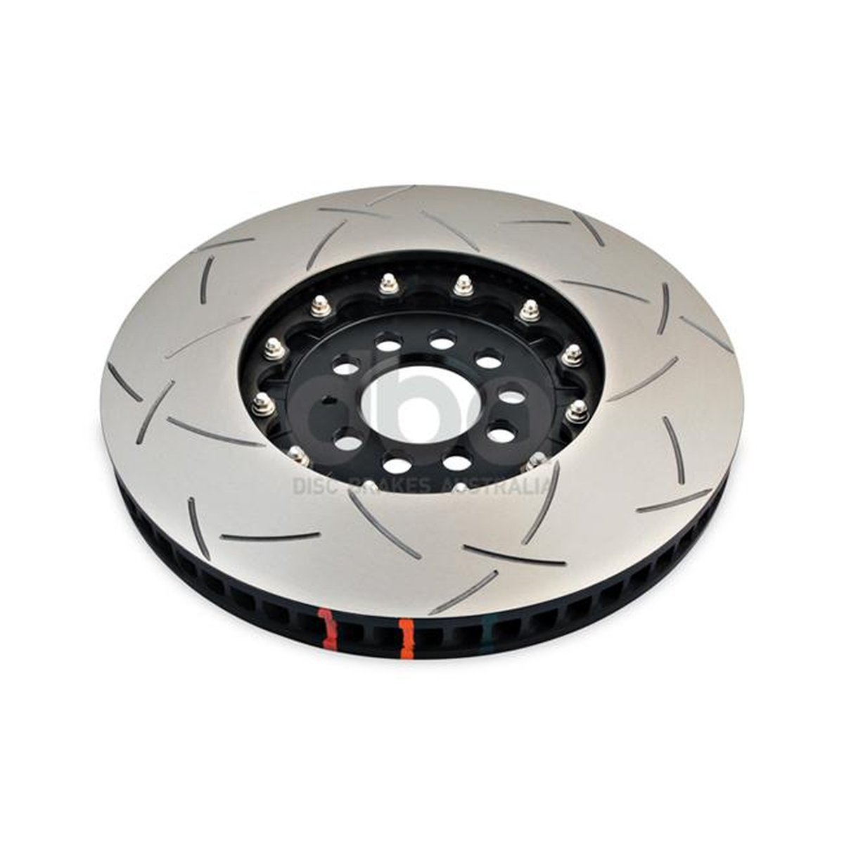 DBA T3 5000 Slotted 2Pc Brake Rotor 334mm Front RH DBA52828BLKRS