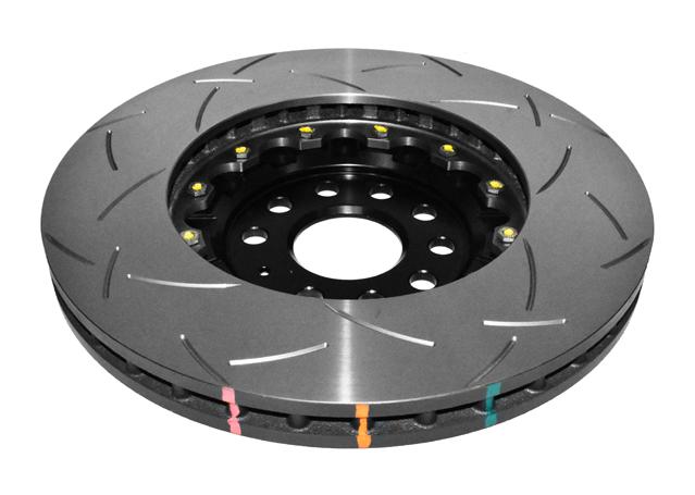 DBA T3 5000 Slotted 2Pc Brake Rotor Single 340mm Front DBA52830BLKS