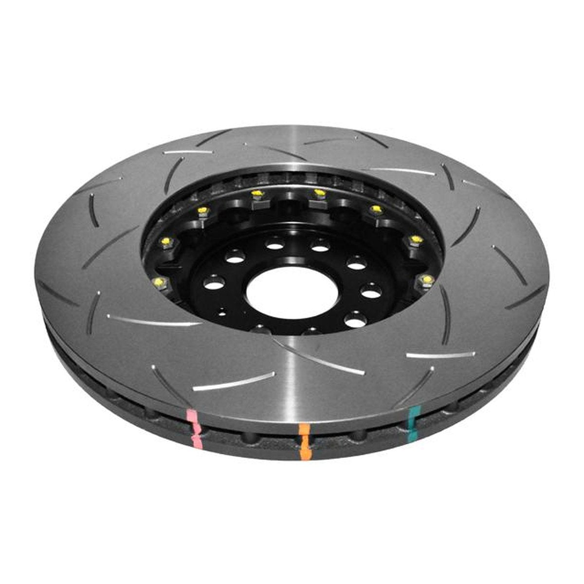 DBA T3 5000 Slotted 2Pc Brake Rotor Pair 340mm Front DBA52830BLKS