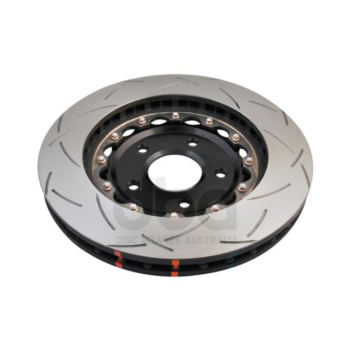 DBA T3 5000 Slotted 2Pc Brake Rotor Pair 340mm Front DBA52990BLKS