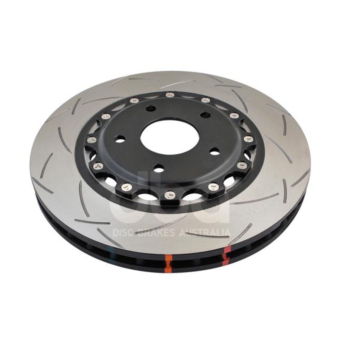 DBA T3 5000 Slotted 2Pc Brake Rotor Pair 340mm Front DBA52990BLKS