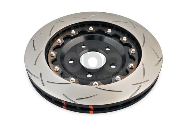 DBA T3 5000 Slotted 2Pc Brake Rotor Single 355mm Front DBA52992BLKS