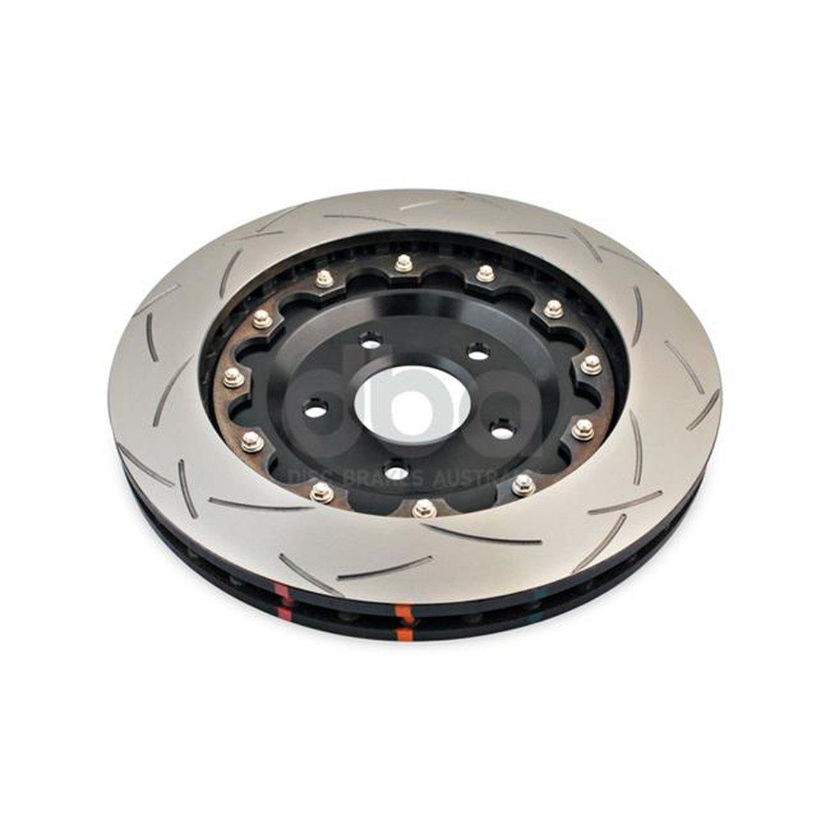 DBA T3 5000 Slotted 2Pc Brake Rotor Pair 355mm Front DBA52992BLKS