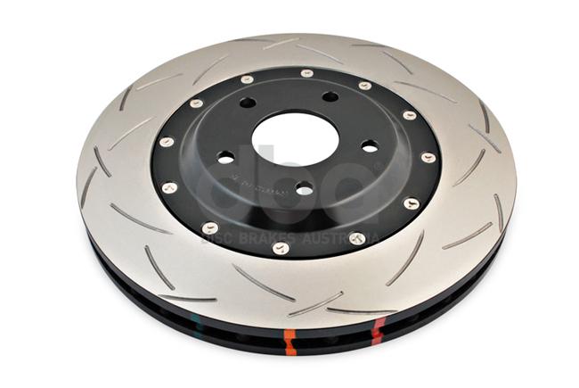 DBA T3 5000 Slotted 2Pc Brake Rotor Single 355mm Front DBA52992BLKS