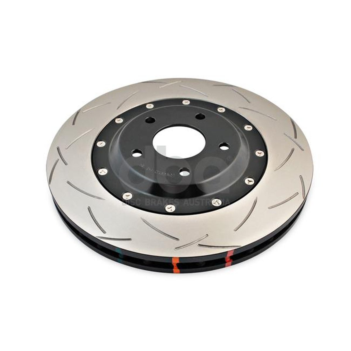 DBA T3 5000 Slotted 2Pc Brake Rotor Pair 355mm Front DBA52992BLKS