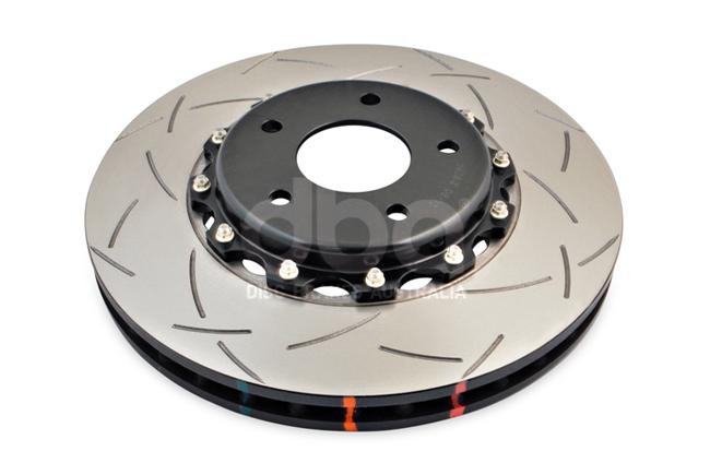 DBA T3 5000 Slotted 2Pc Brake Rotor Pair 324mm Front DBA5928BLKS