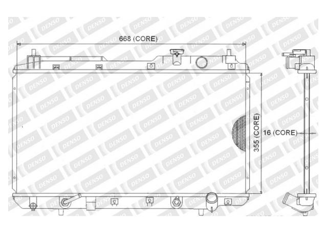 DENSO Radiator 221-3209