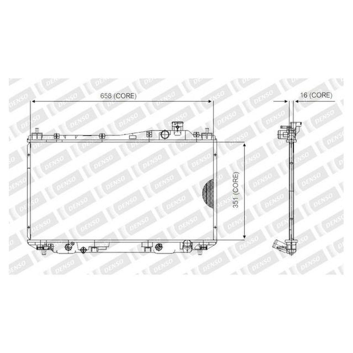 DENSO Radiator 221-3220