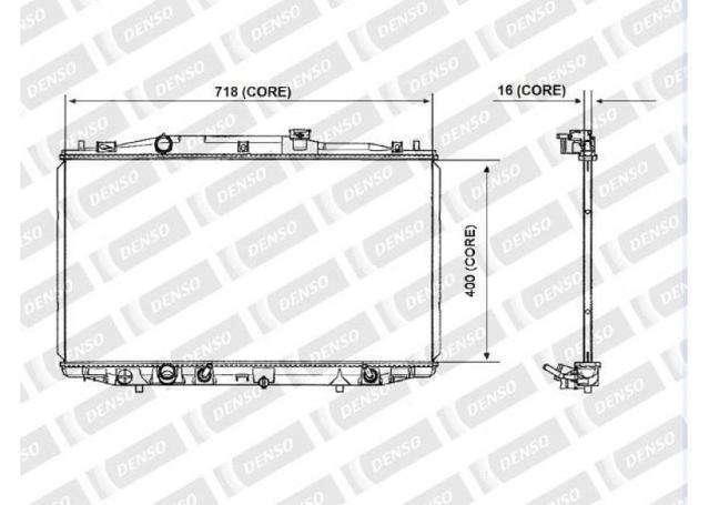 DENSO Radiator 221-3229