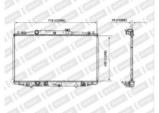 DENSO Radiator 221-3229