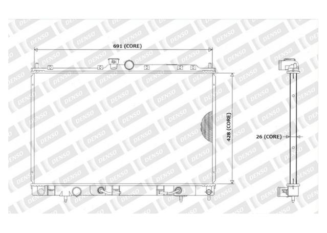 DENSO Radiator 221-3301