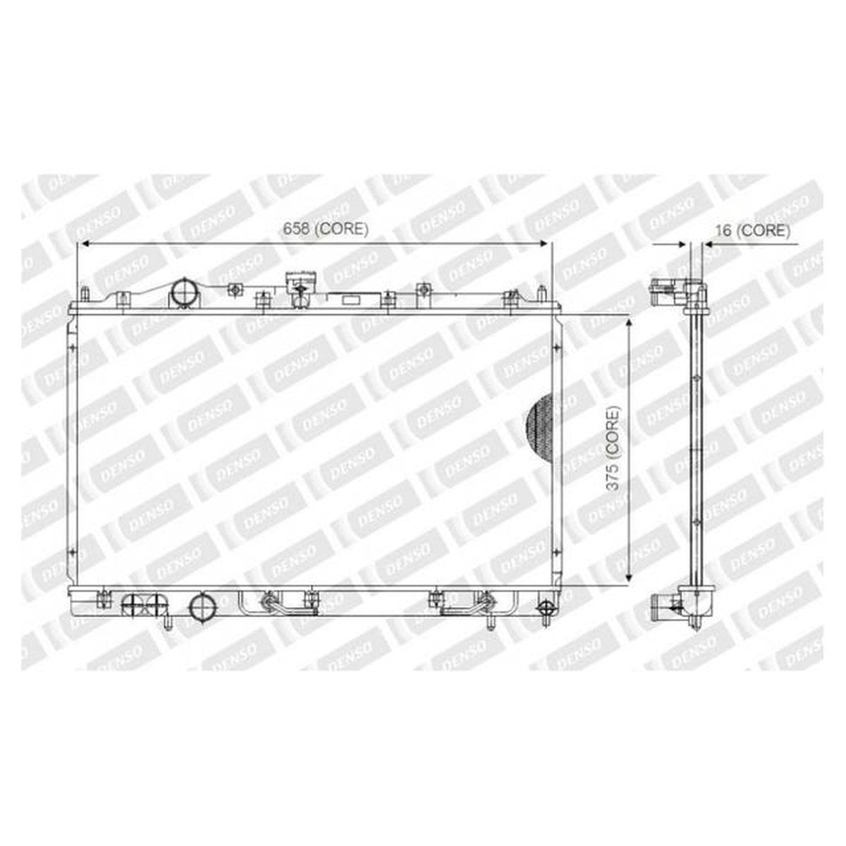 DENSO Radiator 221-3304