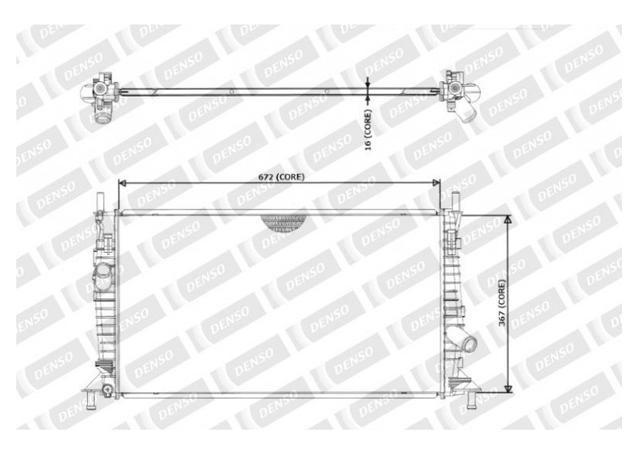 DENSO Radiator 221-3507