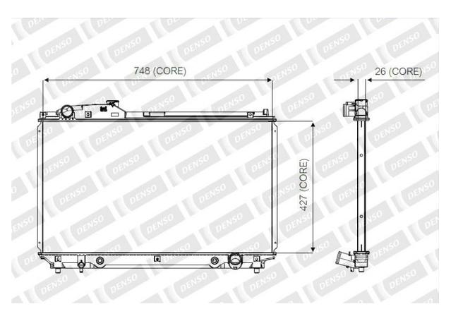 DENSO Radiator 221-4100