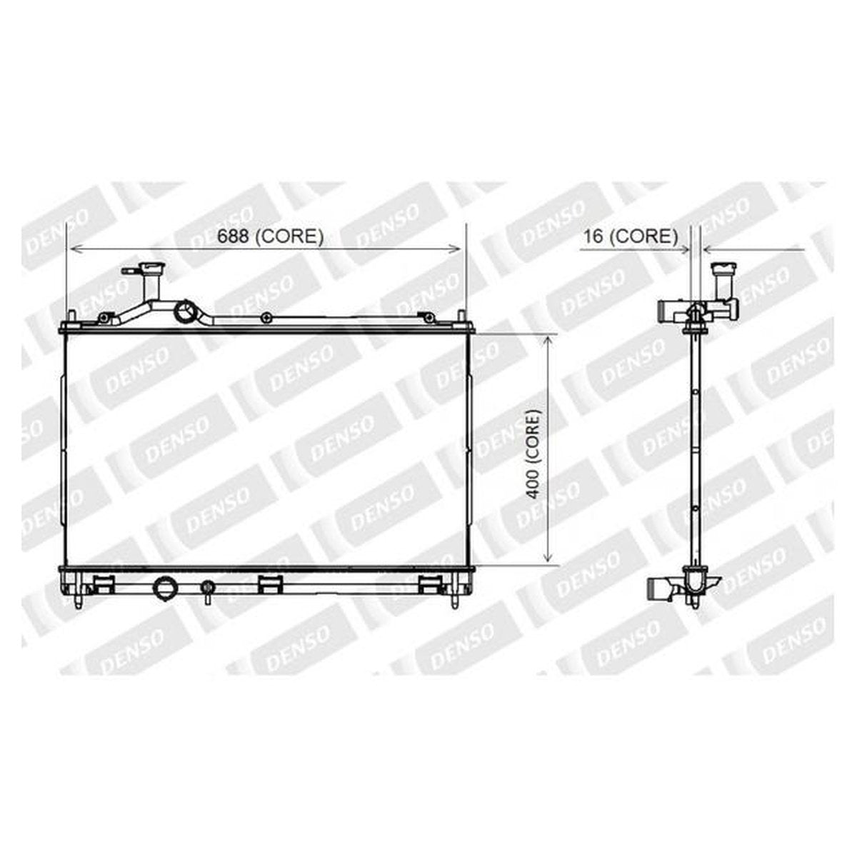 DENSO Radiator A221-A394