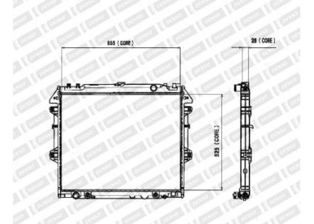 DENSO Radiator A221-A314