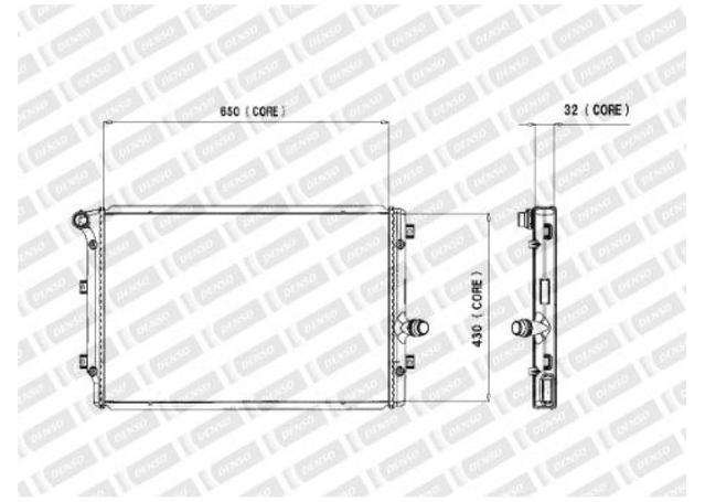 DENSO Radiator A221-A316