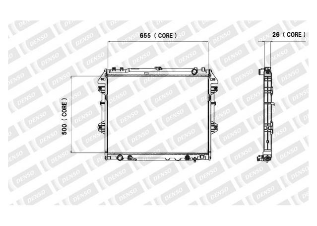 DENSO Radiator A221-A317
