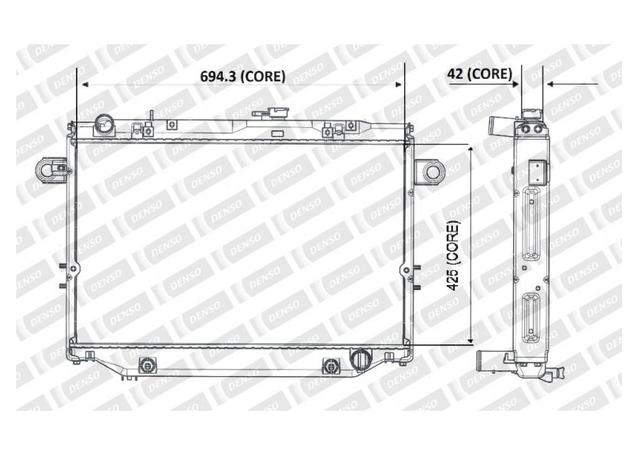 DENSO Radiator A221-A320