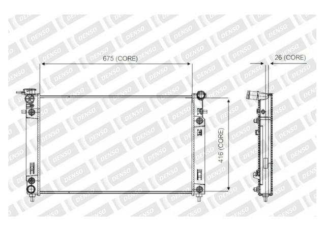 DENSO Radiator A221-A324