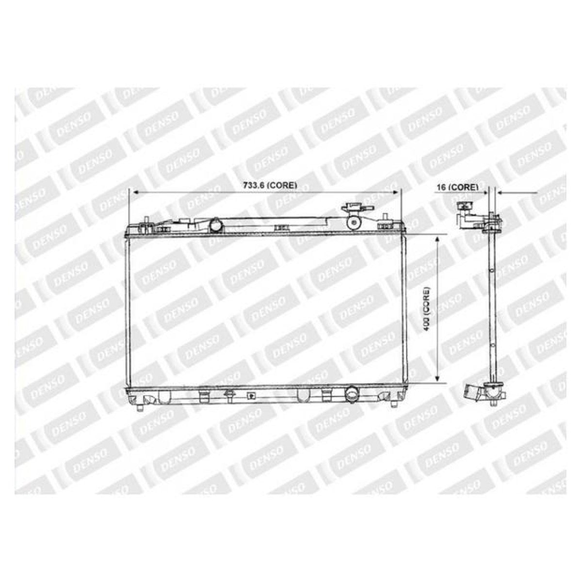 DENSO Radiator A221-A361