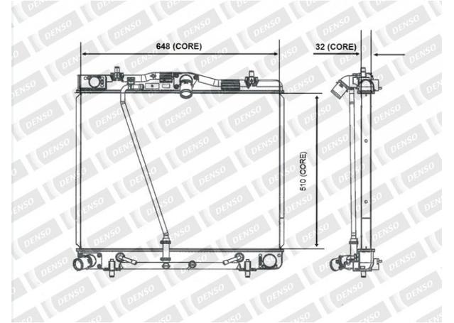 DENSO Radiator A221-A364