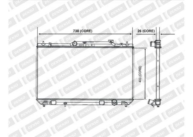 DENSO Radiator A221-A367