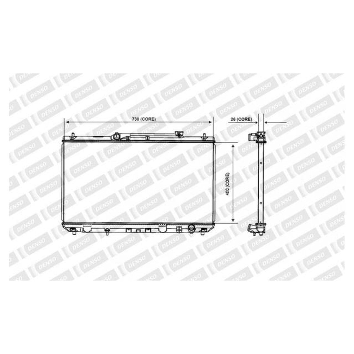DENSO Radiator A221-A373