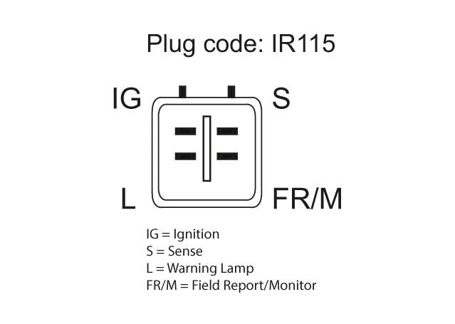 DENSO Alternator 12V 85A Internal Type DXA4078