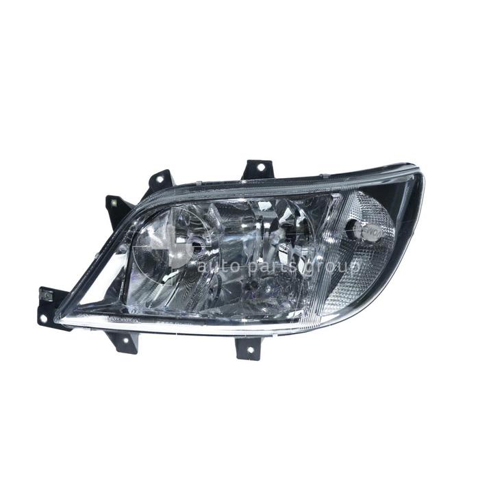 APG All Crash Head Lamp Passenger Side Certified Suits Mercedes-Benz Sprinter 2003 to 2006 BSC-21031LHQ